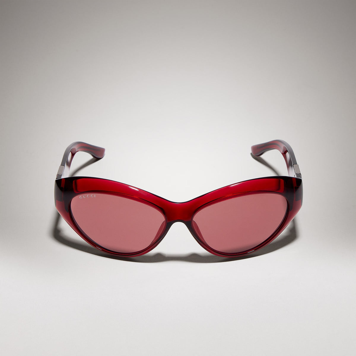 Gucci Women Cat Eye Frame Red Sunglasses