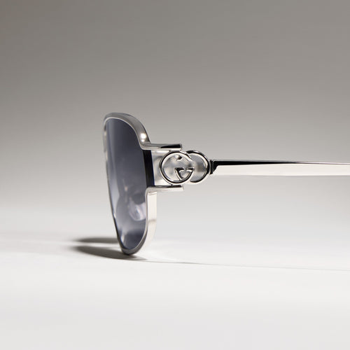 Gucci Men GG2232S Silver Sunglasses