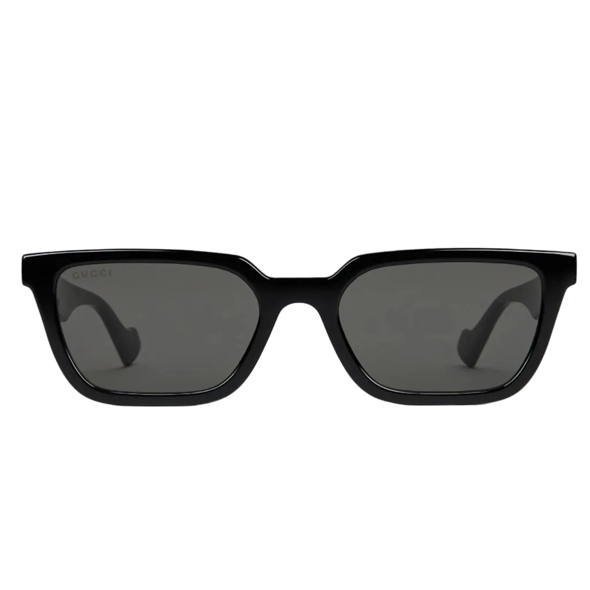 Gucci Men Rectangular Injection Frame Black Sunglasses