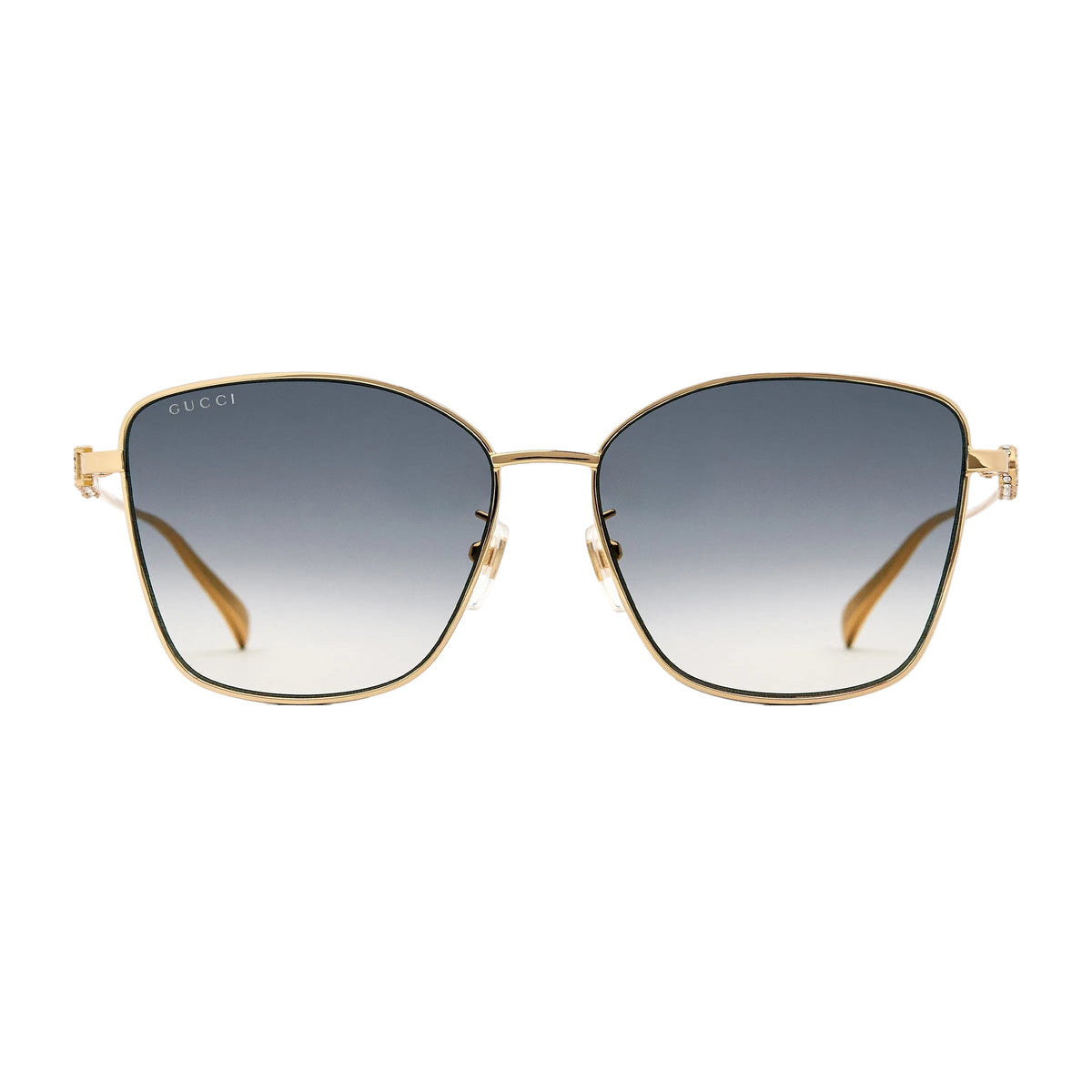 Gucci Women Specialized Fit Butterfly Gold Sunglasses