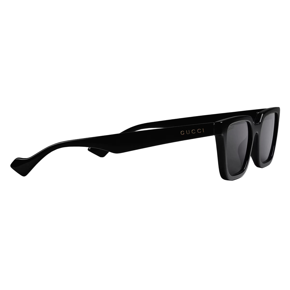 Gucci Men Rectangular Injection Frame Black Sunglasses