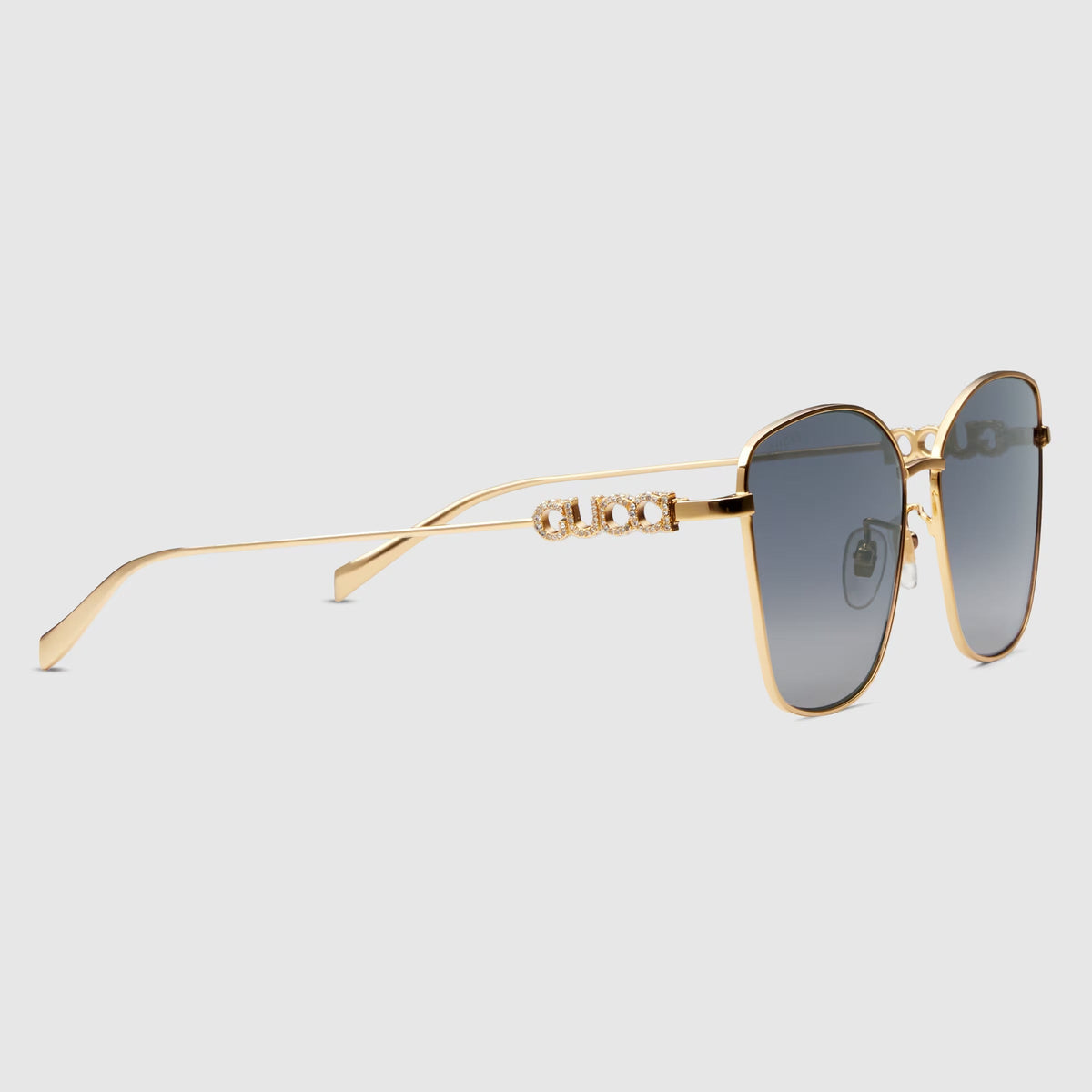 Gucci Women Specialized Fit Butterfly Gold Sunglasses