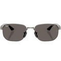 Ray Ban Men Irregular Frame Polished Gunmetal Sunglasses