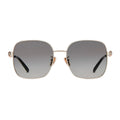 Gucci Women Square Frame Gold Tone Sunglasses