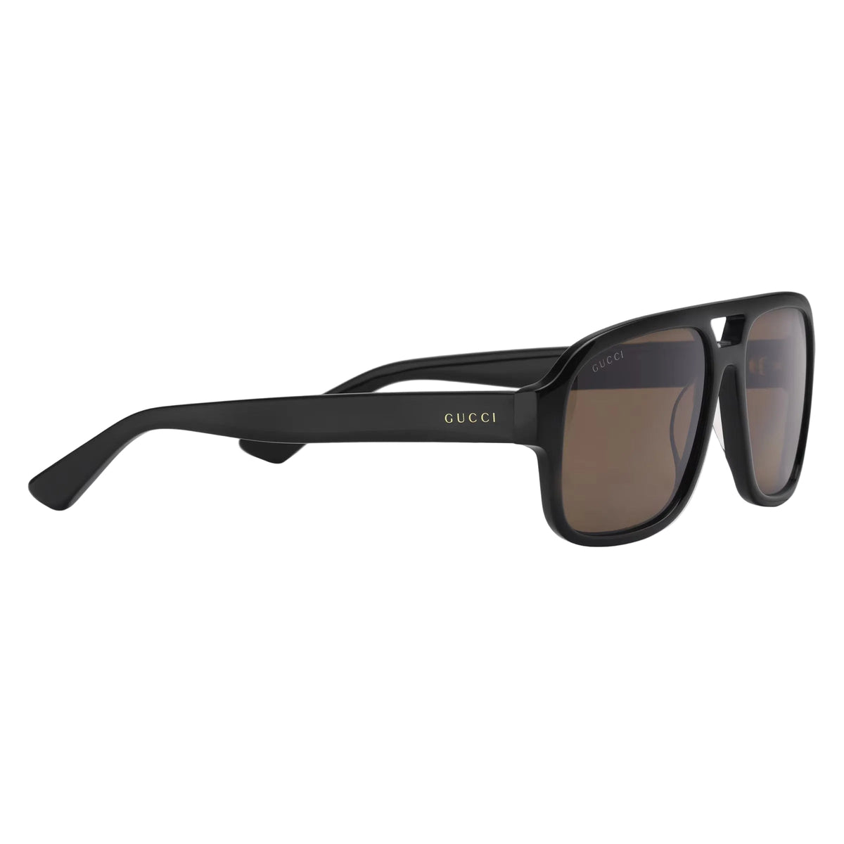 Gucci Men Navigator Frame Black Sunglasses
