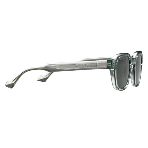 Gucci Men Oval Frame Grey Sunglasses