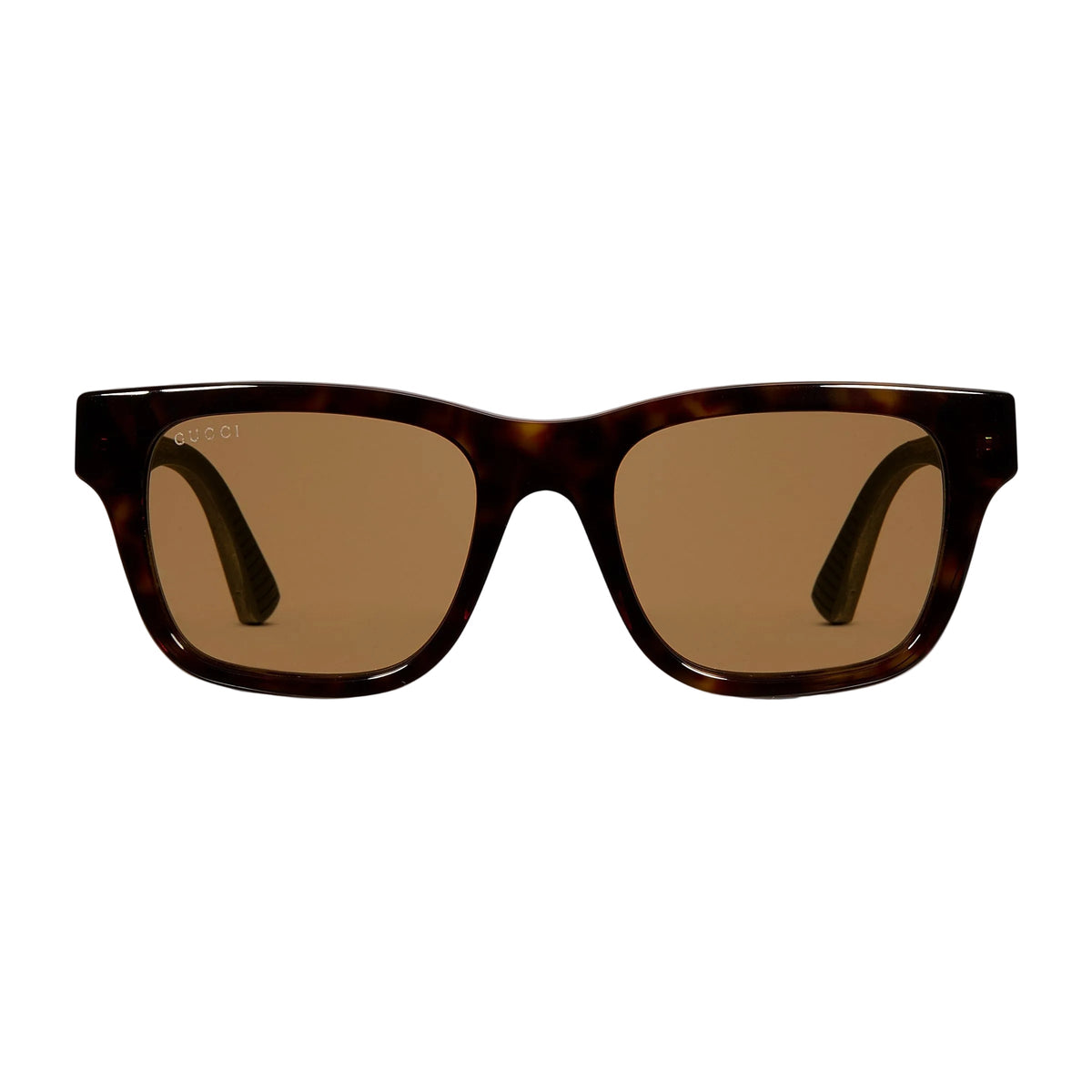 Gucci Men Square Frame Brown Sunglasses