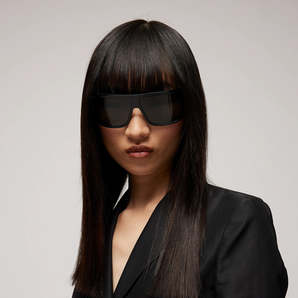 Gucci Men Mask Frame Black Sunglasses