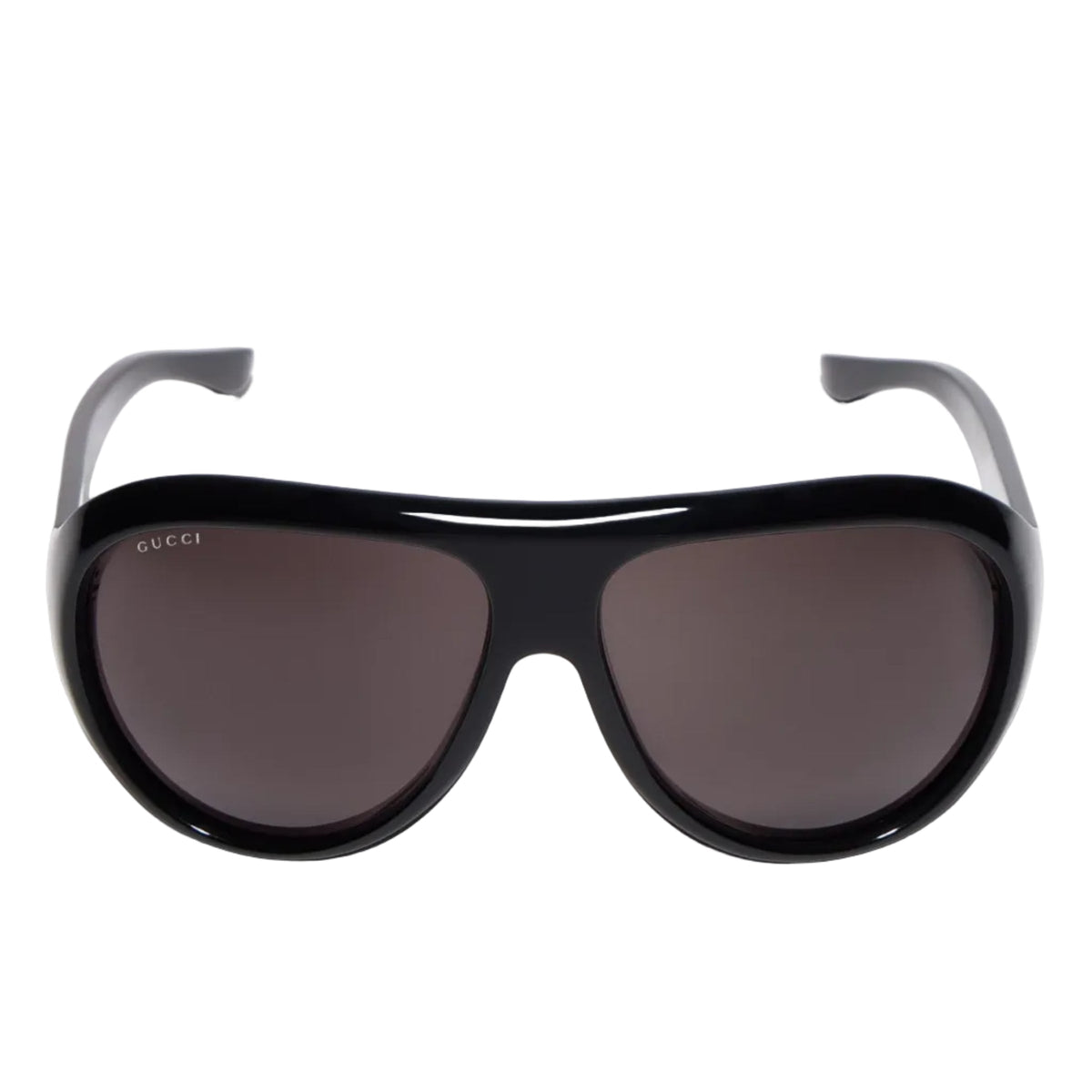 Gucci Unisex Pilot Frame Black Sunglasses