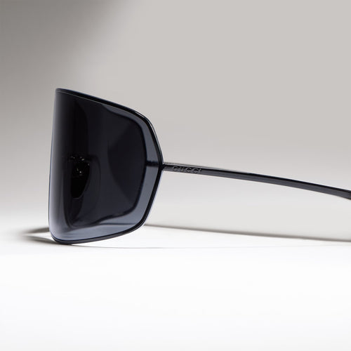 Gucci Men Mask Frame Grey Sunglasses