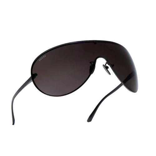 Gucci Unisex Mask Frame Smoke Gray Sunglasses