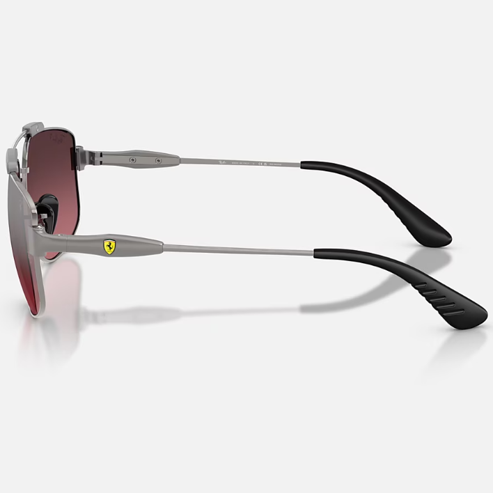 Ray Ban Women Square Frame Gunmetal Sunglasses
