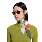 Gucci Women Cat-eye Frame Shiny Natural Gold sunglasses