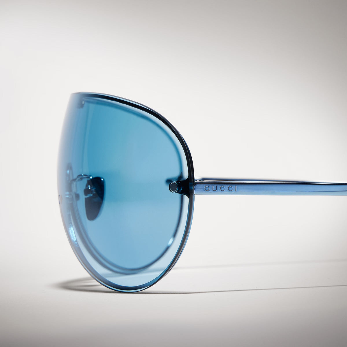 Gucci Unisex Mask Frame Blue Sunglasses