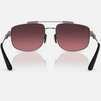Ray Ban Men Square Frame Gunmetal Sunglasses