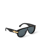 Louis Vuitton Men Mask Frame Black Sunglasses