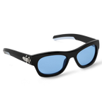 Louis Vuitton Men Round Sqaure Frame Shiny Dusty Black Sunglasses