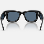 Ray Ban Men Square Frame Matt Black Sunglasses