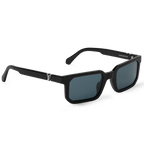 Louis Vuitton Men Square Frame Shiny Soft Black Sunglasses