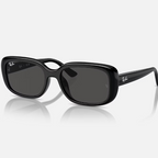 Ray Ban Men Pillow Frame Dusty Black Sunglasses