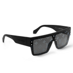 Louis Vuitton Men Mask Frame Matte Black Sunglasses