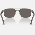 Ray Ban Men Square Frame Dusty Gunmetal Sunglasses