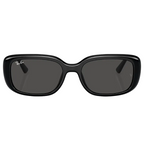 Ray Ban Men Pillow Frame Dusty Black Sunglasses