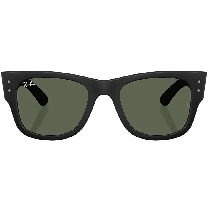 Ray Ban Women Square Frame Shiny Matte Sand Black Sunglasses