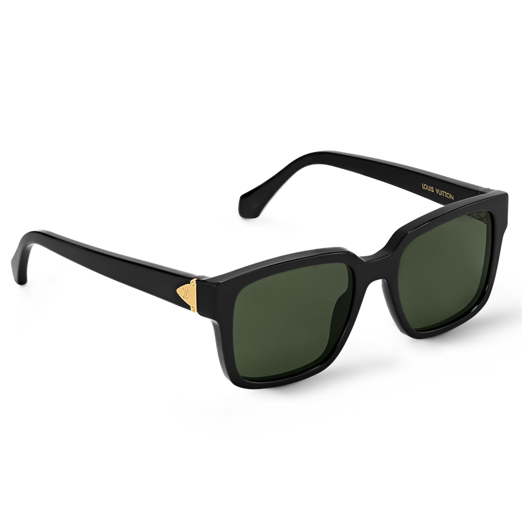 Louis Vuitton Men Sqaure Frame Jode Black Sunglasses