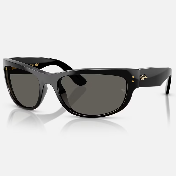 Ray Ban Men Pillow Frame Soft Black Sunglasse