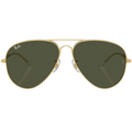 Ray Ban Women Pilot Frame Shiny Dusty Gold Sunglasses