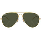 Ray Ban Women Pilot Frame Shiny Dusty Gold Sunglasses
