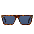 Louis Vuitton Men Sqaure Frame Chocolate Tortoise Sunglasses