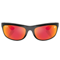 Ray Ban Men Rectangle Frame Crow Black Sunglasses