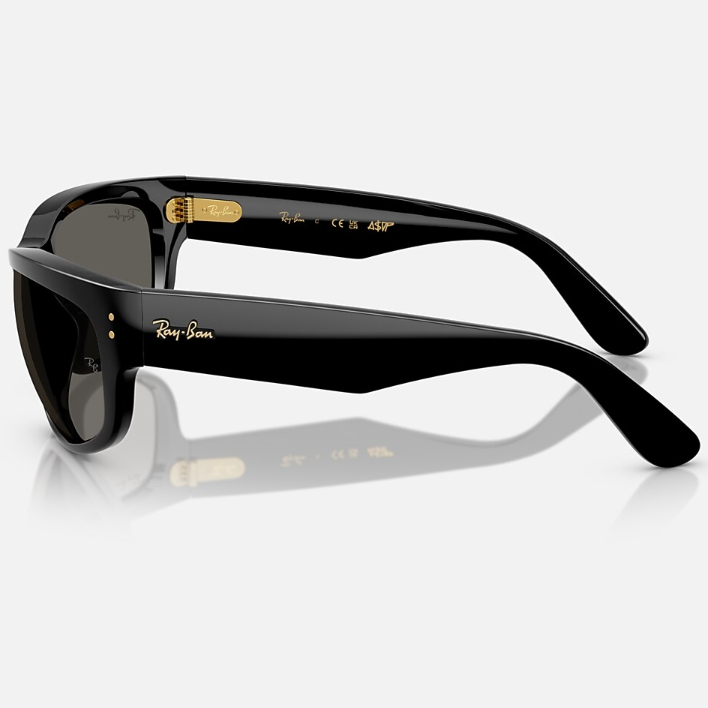 Ray Ban Men Pillow Frame Soft Black Sunglasse