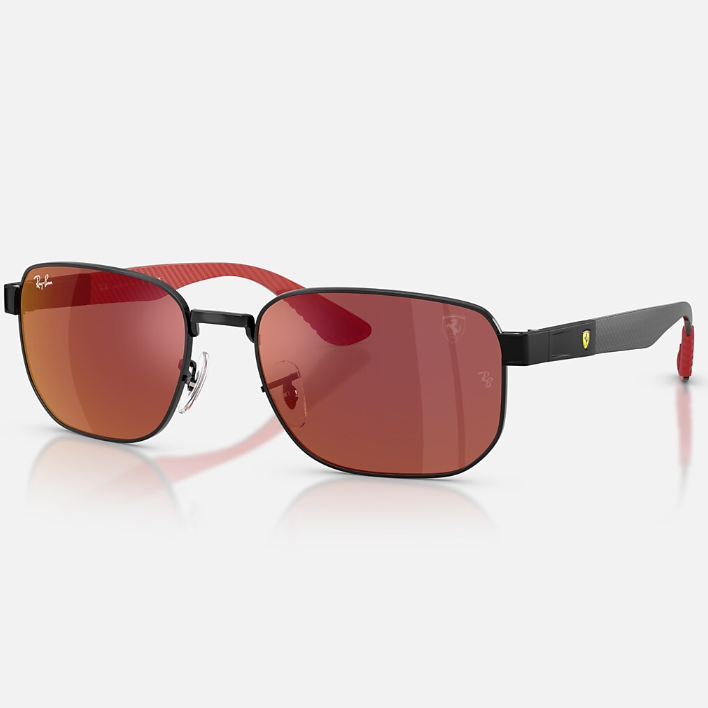Ray Ban Women Irregular Frame Deep Black Sunglasses