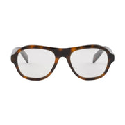 Prada Women Pilot Frame Tan Brown Sunglasses