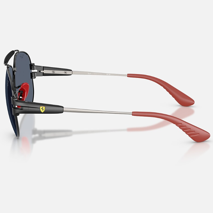 Ray Ban Men Phantos Frame Shiny Coal Black Sunglasses