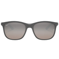 Ray Ban Men Square Frame Shiny Matte Grey Sunglasses