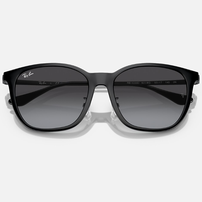 Ray Ban Men Square Frame Obsdiian Black Sunglasses