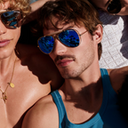 Ray Ban Women Pilot Frame Polished Shiny Arista Gold Sunglasses