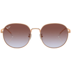 Ray Ban Women Phantos Frame Polished Rose Gold Sunglasses