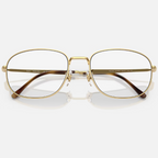 Ray Ban Women Square Frame Shiny Royal Gold Sunglasses