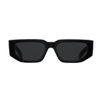 Prada Men Rctangular Frame Black Sunglasses