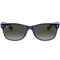 Ray Ban Men Square Frame Matte Blue Sunglasses