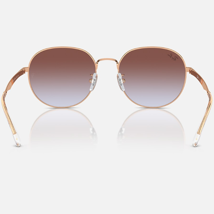Ray Ban Women Phantos Frame Polished Rose Gold Sunglasses