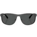 Ray Ban Men Square Frame Matte Sand Grey Sunglasses