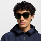 Louis Vuitton Men Sqaure Frame Jode Black Sunglasses
