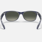 Ray Ban Men Square Frame Matte Blue Sunglasses