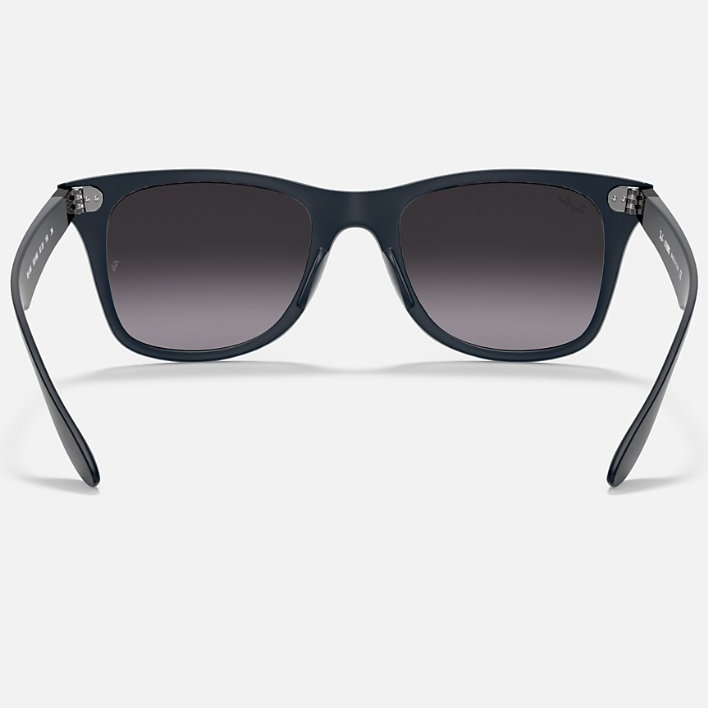 Ray Ban Women  Sqaure Frame Shiny Matte Blue Sunglasses